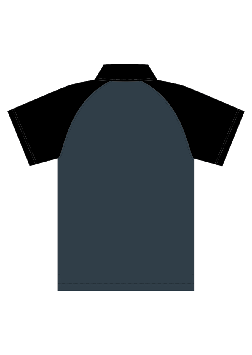 Youth Polo Shirt - Charcoal/Black